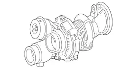 177-090-56-02 Mercedes-benz Genuine Exhaust Gas Turbocharger
