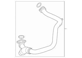 Mercedes-benz 177-180-19-00-64 Genuine Mercedes-benz Oil Line