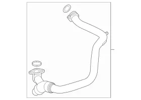 177-180-19-00-64 Mercedes-benz Genuine Oil Line
