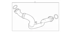 177-180-38-00-64 Mercedes-benz Genuine Oil Line