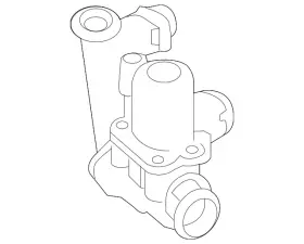 177-203-00-64 Mercedes-benz Genuine Cutoff Valve