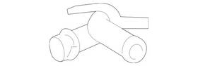 Mercedes-benz 177-203-01-03 Genuine Mercedes-benz Return Line