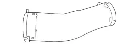 178-094-03-00 Mercedes-benz Genuine Inter-cooler Pipe