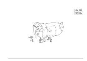 203-270-54-96 Mercedes-benz Genuine Oil Line