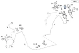 205-470-71-02 Mercedes-benz Genuine Cutoff Valve 2054707102