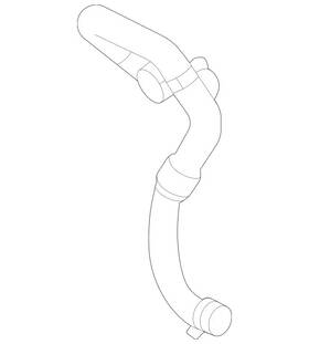 Mercedes-benz 205-830-90-05 Genuine Mercedes-benz Hose Line