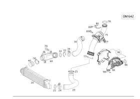 221-520-00-01 Mercedes-benz Genuine Air Manifold