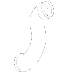 221-528-15-82 Mercedes-benz Genuine Hose