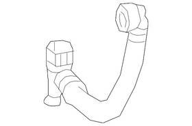 Mercedes-benz 222-501-08-93 Genuine Mercedes-benz Engine Coolant Hose