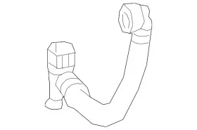 222-501-08-93 Mercedes-benz Genuine Engine Coolant Hose