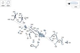 Mercedes-benz 232-320-51-06 Genuine Mercedes-benz High-pressure Line