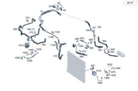 Mercedes-benz 232-501-87-00 Genuine Mercedes-benz Hose Line