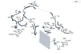 232-501-87-00 Mercedes-benz Genuine Hose Line 232-501-87-00 Mercedes-benz Genuine Hose Line
