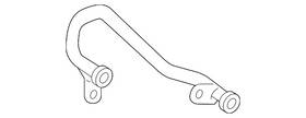 Mercedes-benz 254-203-65-00 Genuine Mercedes-benz Turbocharger Coolant Line