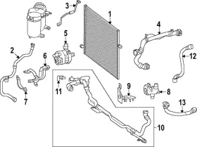 254-501-39-00 Mercedes-benz Genuine Hose And Tube Assembly