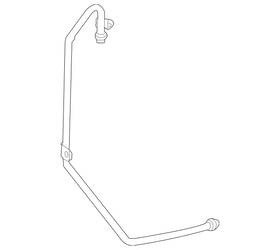 Mercedes-benz 260-090-37-00 Genuine Mercedes-benz Oil Inlet Line