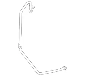 260-090-37-00 Mercedes-benz Genuine Oil Inlet Line
