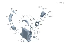 264-094-06-00 Mercedes-benz Genuine Boot