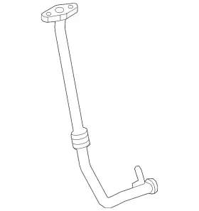 270-090-05-77 Mercedes-benz Genuine Turbocharger Oil Line