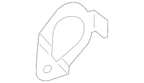 274-096-01-41 Mercedes-benz Genuine Oil Return Tube Bracket