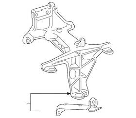 Mercedes-benz 274-098-14-39 Genuine Mercedes-benz Inter-cooler Bracket