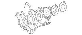 275-090-25-80-80 Mercedes-benz Genuine Remanufactured Exhaust Gas Turbocharger