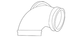 275-098-15-16-64 Mercedes-benz Genuine Intermediate Piece