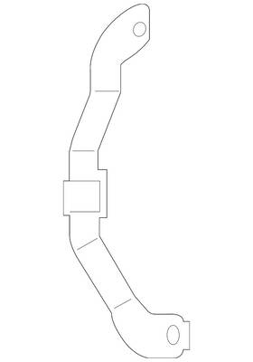 Mercedes-benz 276-090-02-41 Genuine Mercedes-benz Air Tube Mount Bracket