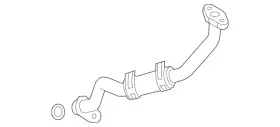 276-090-05-77 Mercedes-benz Genuine Oil Return Line