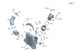 276-098-01-30 Mercedes-benz Genuine Bearing Molded Part