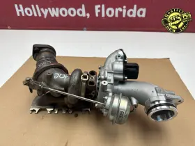 2760901580 Mercedes-benz 2015-2020 C Cls E Gl Gle Sl 3.0l Engine Left Turbocharger Manifold 53k