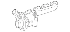 278-090-37-80-80 Mercedes-benz Genuine Remanufactured Exhaust Gas Turbocharger
