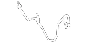2782001200 Mercedes-benz Genuine Water Return Tube
