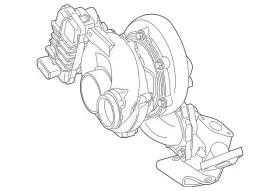 642-090-15-86 Mercedes-benz Genuine Exchange Exhaust Gas Turbocharger