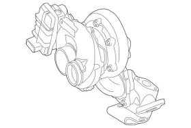 642-090-86-80 Mercedes-benz Genuine Exchange Exhaust Gas Turbocharger