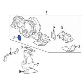 149976445 Mercedes-benz Oe For Sprinter 3500 10-22 Turbocharger O-ring