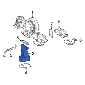 6420960100 Mercedes-benz Oe For Sprinter 3500 10-22 Turbocharger Bracket