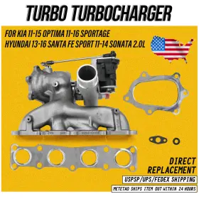 282312g420 Metetao Turbocharger For Kia 11-15 Optima 11-16 Sportage/11-14 Hyundai Sonata 2.0l Turbo