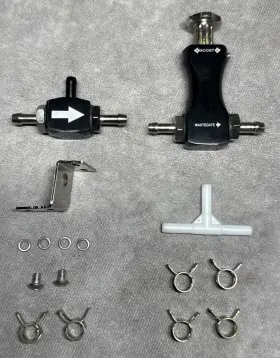 Ske12019bk1 Mijunhd Universal Black Manual Boost Controller Mbc 1-30 Psi With Bracket And Hose