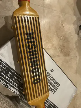 Mishimoto 748354019728 Gold Z Line Intercooler Universal Mmint-uzg