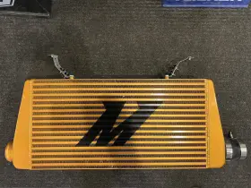 Mishimoto 748354019735 Universal Gold R Line Intercooler Overall Size 31x12x4 Used Turbo K20
