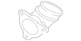 1542a042 Mitsubishi Genuine Air Inlet Tube
