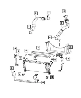 68359595ab Mopar Genuine Hose Clamp