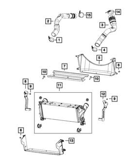 Mopar 68359595ac Genuine Hose Clamp