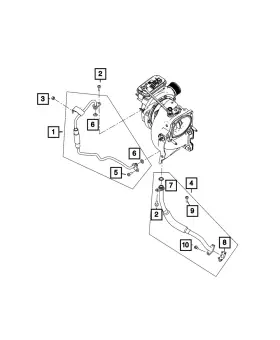 68405942ad Mopar Genuine Oil Feed Tube