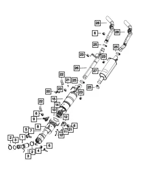 68408739ab Mopar Genuine Turbo Clamp
