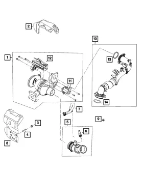 68440262aa Mopar Genuine Supply Tube And Hose