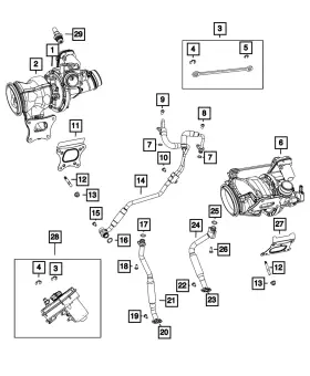 68547505ac Mopar Genuine Turbocharger Rear
