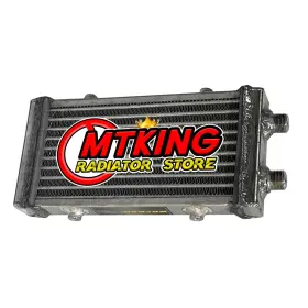 A1264y-1-us Motoking Universal Dual Pass Bar And Plate Oil Cooler Small Core 9.5 Inch X 5.5 An10 Size