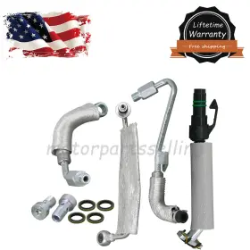 55568031 Motorpartsselling 607193454179 4pcs Turbo Oil Return Drain And Feed Pipe Kit For Cruze Sonic Trax Encore 1.4l
